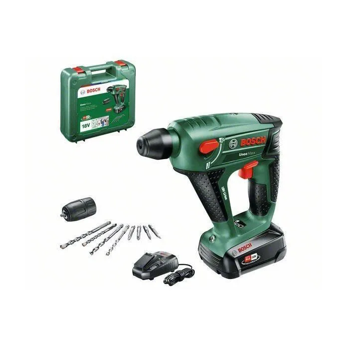 Bosch Uneo Maxx 18 Perforador, 1 Batería 2.5 Ah 0 Bosch Uneo Maxx 18 Perforador, 1 Batería 2.5 Ah 0
