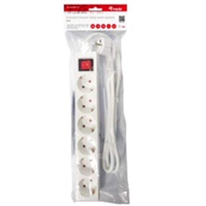 Equip Regleta Con 6 Tomas Con Cable De 1´5 M.Y Botón De Apagado Y Encendido 2 Equip Regleta Con 6 Tomas Con Cable De 1´5 M.Y Botón De Apagado Y Encendido 2