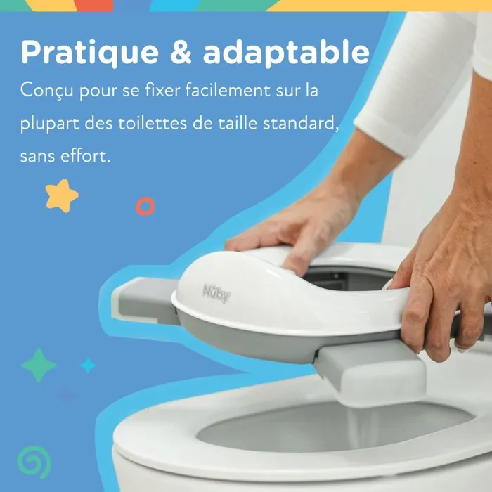 Nuby Orinal de Viaje Portátil para Niños - Con Bolsa de Almacenamiento - Gris y Blanco - NUB0370797765124 Nuby Orinal de Viaje Portátil para Niños - Con Bolsa de Almacenamiento - Gris y Blanco - NUB0370797765124