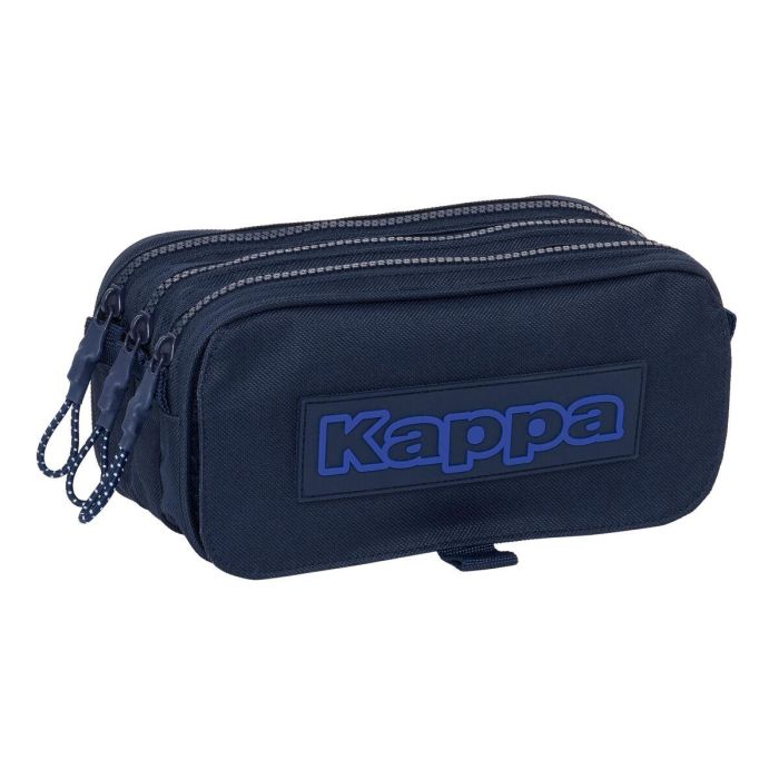 Portatodo Triple Kappa Blue night Azul marino 21,5 x 10 x 8 cm 0 Portatodo Triple Kappa Blue night Azul marino 21,5 x 10 x 8 cm 0