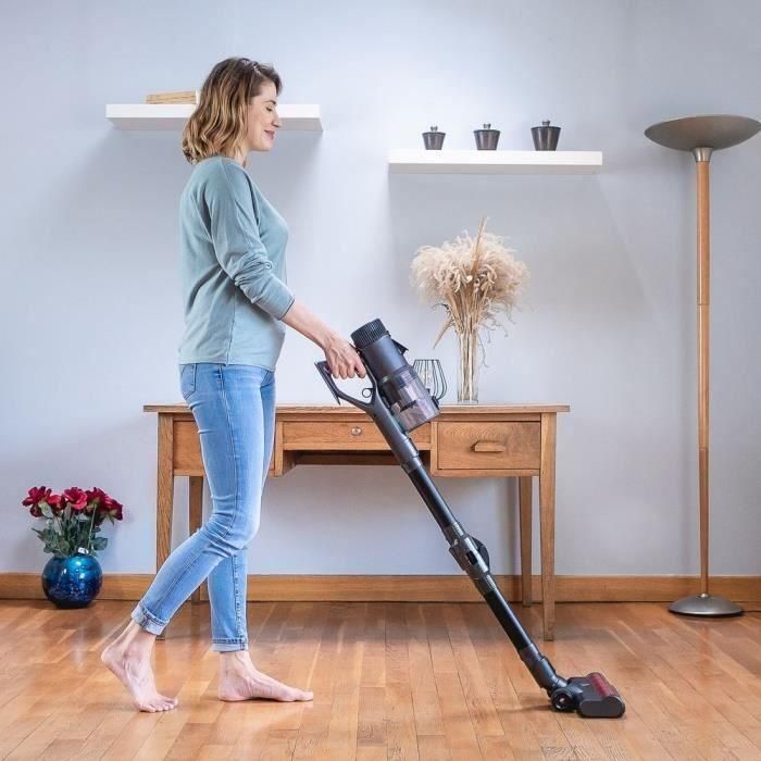 Aspirador escoba inalámbrico EZICLEAN Cycloboost FR8 Home - 19 Kpa - 78 dB - Fabricado en Francia 3 Aspirador escoba inalámbrico EZICLEAN Cycloboost FR8 Home - 19 Kpa - 78 dB - Fabricado en Francia 3