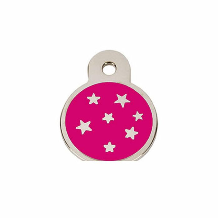 Placa identificativa para collar Imarc PetScribe Passion Rosa Plata 1 Placa identificativa para collar Imarc PetScribe Passion Rosa Plata 1