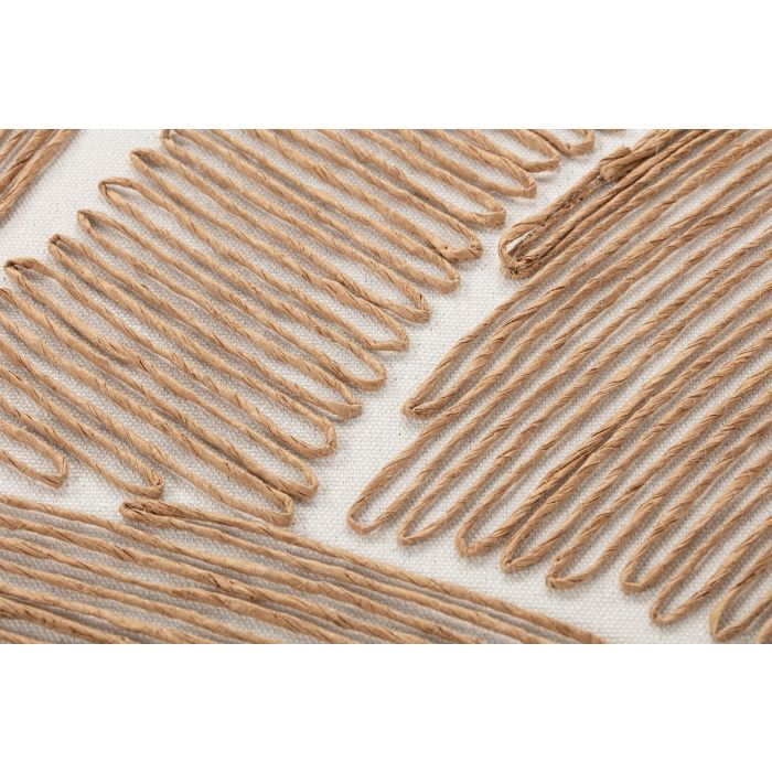 Cuadro Scandi DKD Home Decor Natural Blanco 3.8 x 100 x 100 cm (2 Unidades) 1 Cuadro Scandi DKD Home Decor Natural Blanco 3.8 x 100 x 100 cm (2 Unidades) 1