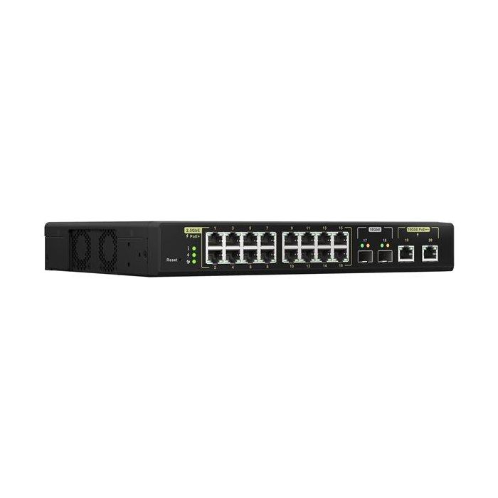 Qnap Switch QSW-M2116P-2T2S 20 Puertos Gestionado 10GbE PoE++