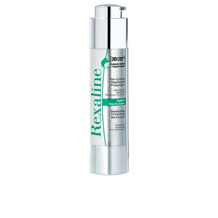 Rexaline Hydra Shock Gel-Crema Ligera Piel Mixta Grasa - Detoxificante Matificante Anti-Contaminación 50 ml