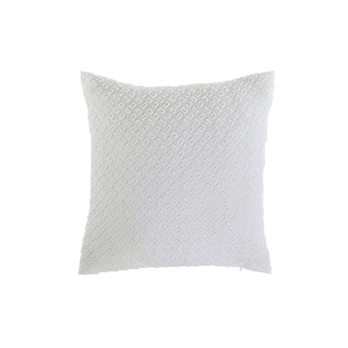 Cojin DKD Home Decor Blanco 45 x 45 x 45 cm