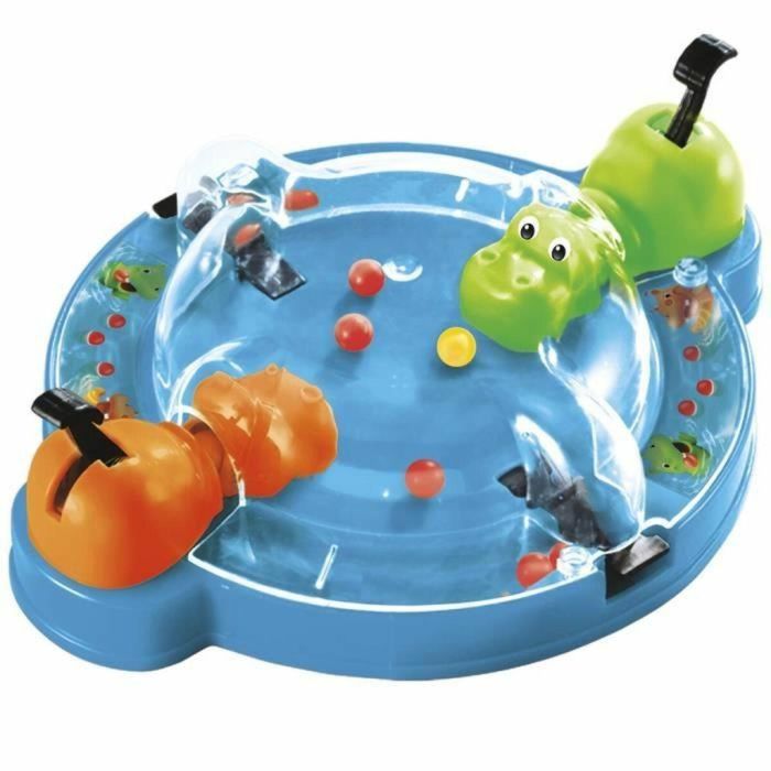 Gluttonous Hippos Travel, juego de mesa de viaje para 2 jugadores, 4 años, Hasbro Gaming 4