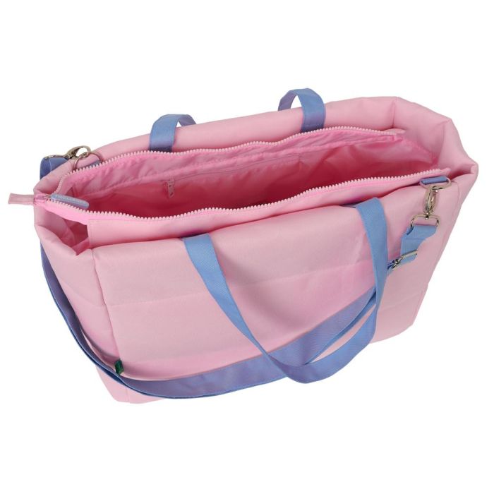 Bolso Benetton Pink Rosa 40 x 31 x 17 cm 4