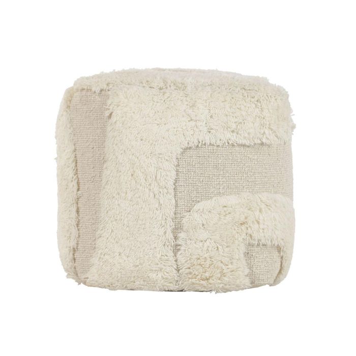 DKD Home Decor Carpets 2c25 Reposapies Boho Crudo 45 x 45 x 45 cm 4