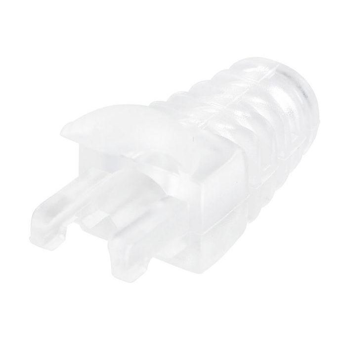 MicroConnect Strain Relief Boot Cat5e, Cat6, Cat6A cables upto 6.5MM Transparant, 100pcs MicroConnect Strain Relief Boot Cat5e, Cat6, Cat6A cables upto 6.5MM Transparant, 100pcs