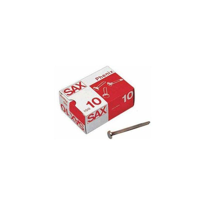 Encuadernador Sax Latonado Nº12 (70 Mm) Caja De 100