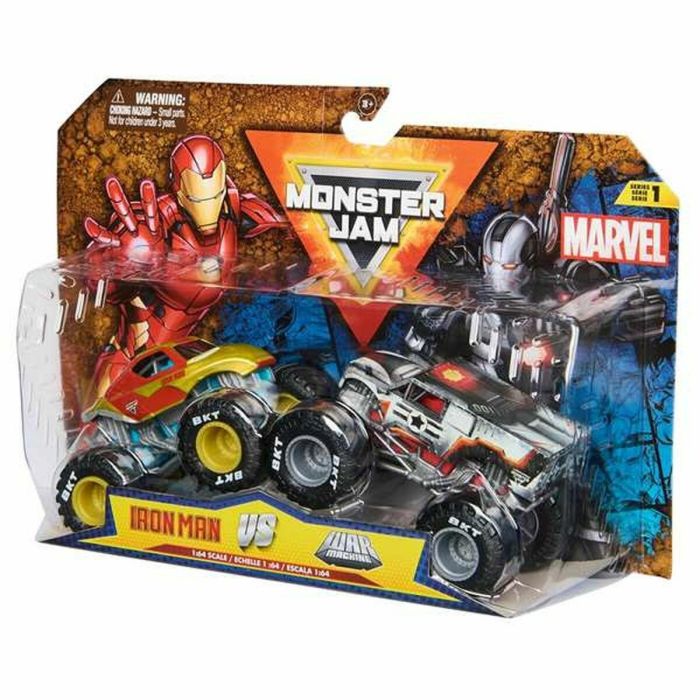 Spin Master SPI1728686262276 Pack de 2 Vehículos de Fundición a Presión 1:64 - Marvel Monster Jam - Juguete para Niños de 3 Años+ 27 Spin Master SPI1728686262276 Pack de 2 Vehículos de Fundición a Presión 1:64 - Marvel Monster Jam - Juguete para Niños de 3 Años+ 27