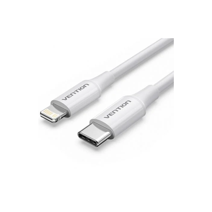 Vention LAJWF Cable USB Tipo-C a Lightning 480Mbps 1m Blanco