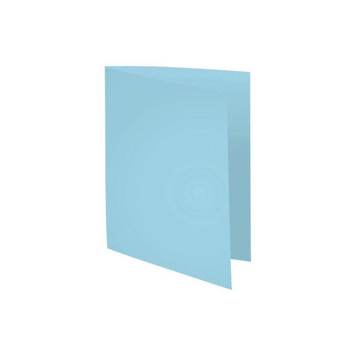 Exacompta Subcarpeta de Cartulina Reciclada DIN A4 220 gr, Certificado Blue Angel, Celeste