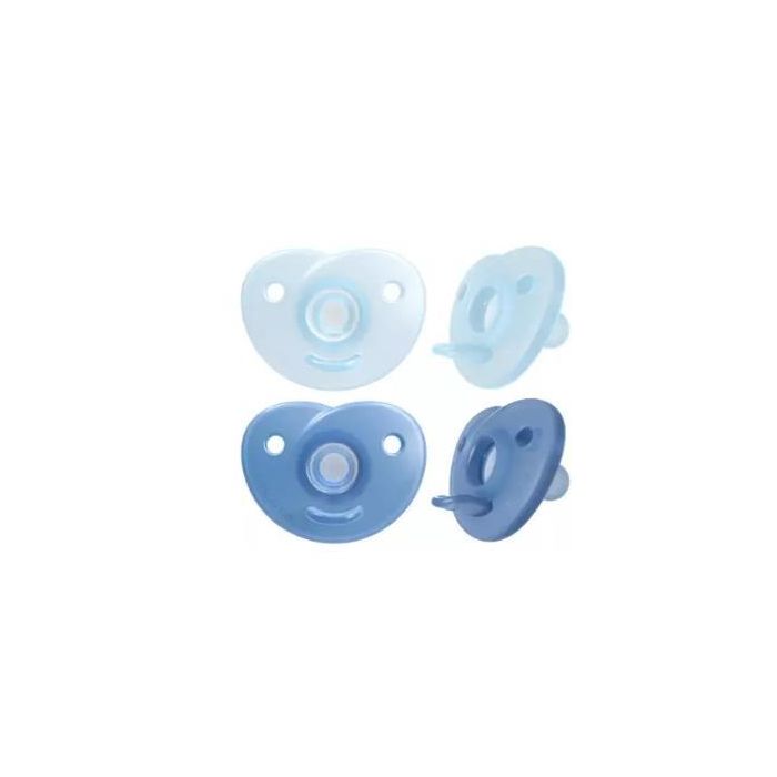 AVENT SCF099 Chupete Soothie 0-6 Meses Niño, 2 Unidades