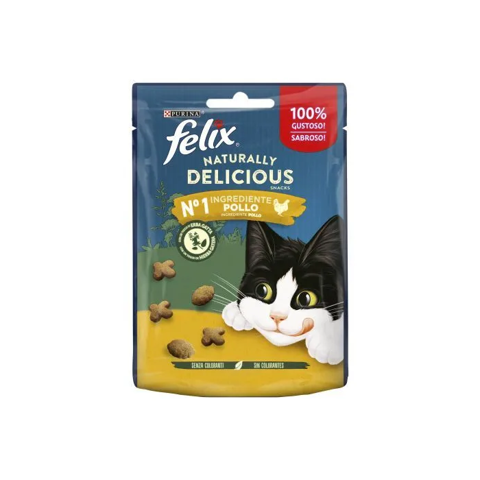 Purina Felix Feline Naturally Delicious Alimento Húmedo Gato Pollo y Hierbas 8x50 gr