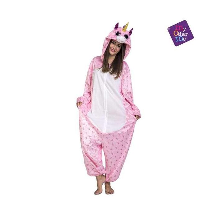 My Other Me Disfraz Big Eyes Unicornio Rosa Talla S Mono Con Capucha 4