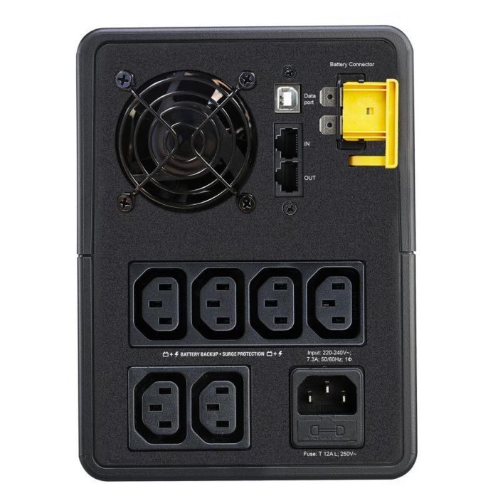 APC BX1600MI sistema de alimentación ininterrumpida (UPS) Línea interactiva 1,6 kVA 900 W 6 salidas AC 1 APC BX1600MI sistema de alimentación ininterrumpida (UPS) Línea interactiva 1,6 kVA 900 W 6 salidas AC 1