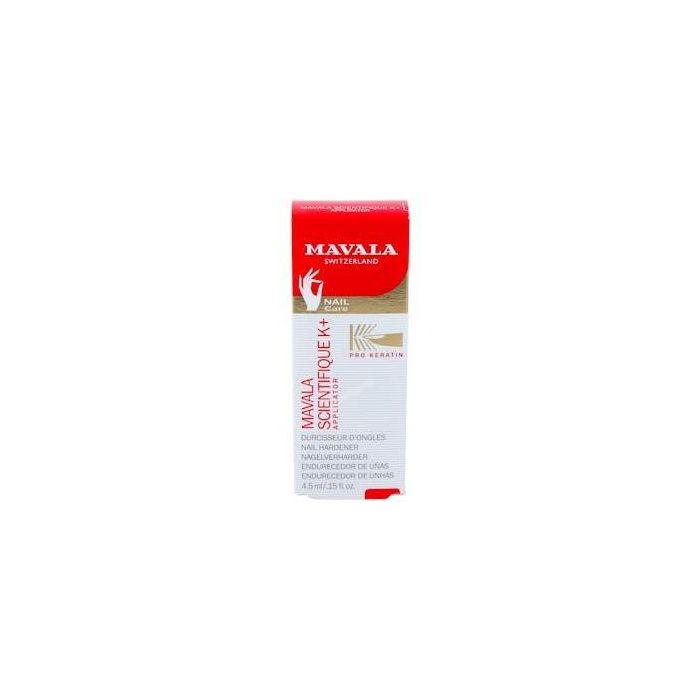 Mavala F995/1 SCIENTIFIQUE K+ Endurecedor de Uñas con Aplicador 4,5 ml - Esmalte Fortalecedor para Uñas Frágiles, Evita Quiebres