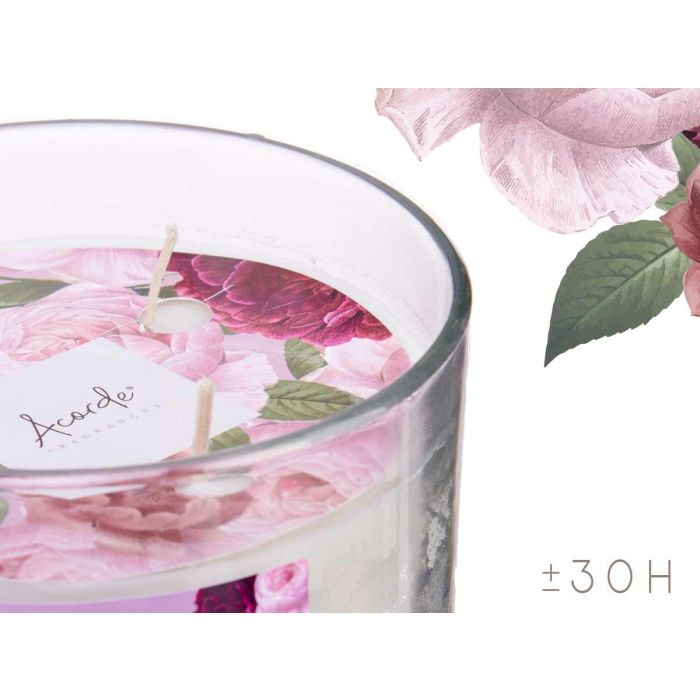 Vela Vaso C Tapa Dorada Rosa Polvo De Rosa Vintag Acorde 12X8CM (6 Unidades) 3 Vela Vaso C Tapa Dorada Rosa Polvo De Rosa Vintag Acorde 12X8CM (6 Unidades) 3