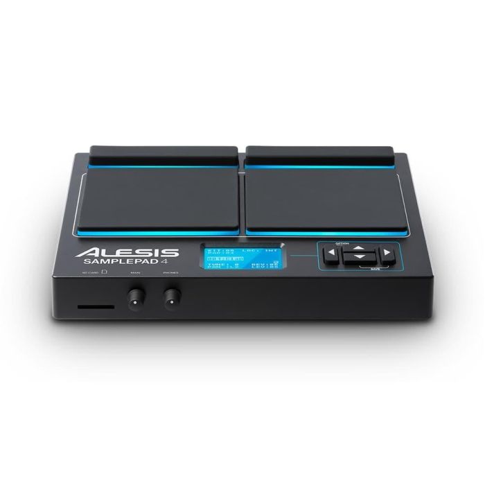 ALESIS SamplePad4 Instrumento de Muestreo y Percusión de 4 Pads con Biblioteca Integrada y Salida USB-MIDI 3