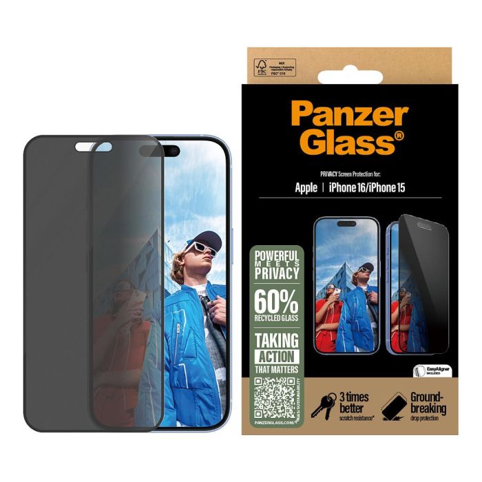 Protector de Pantalla Panzer Glass P2861 Apple 1