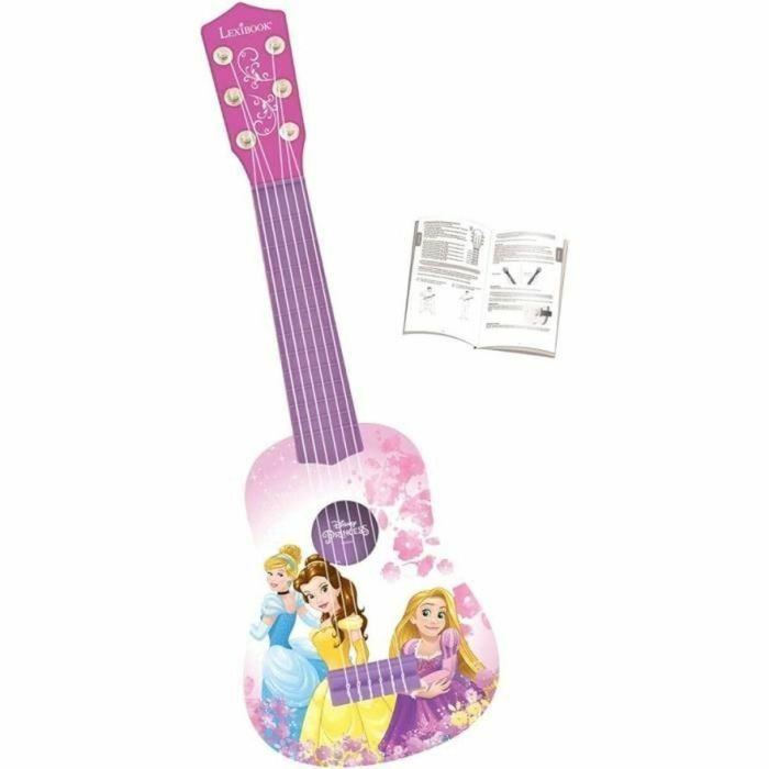 LEXIBOOK - PRINCESAS DE DISNEY - Guitarra acústica para niños - Altura 53 cm 3