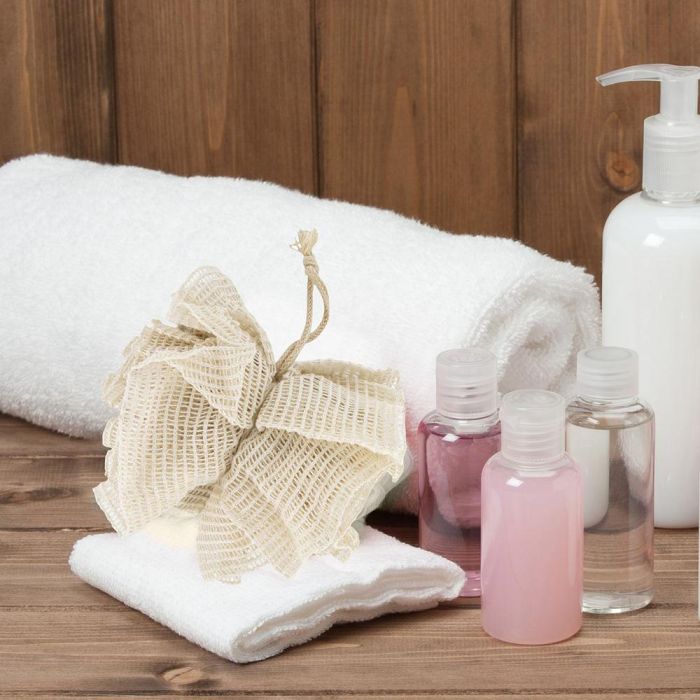 Cosmetic Club Esponja Flor Ducha Limpieza Suave Fibras Naturales 13x6,5 cm 2