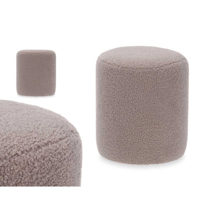 Puff Borreguito Pequeño Gris Giftdecor 32x36x32 cm - Madera MDF y Tela Puff Borreguito Pequeño Gris Giftdecor 32x36x32 cm - Madera MDF y Tela