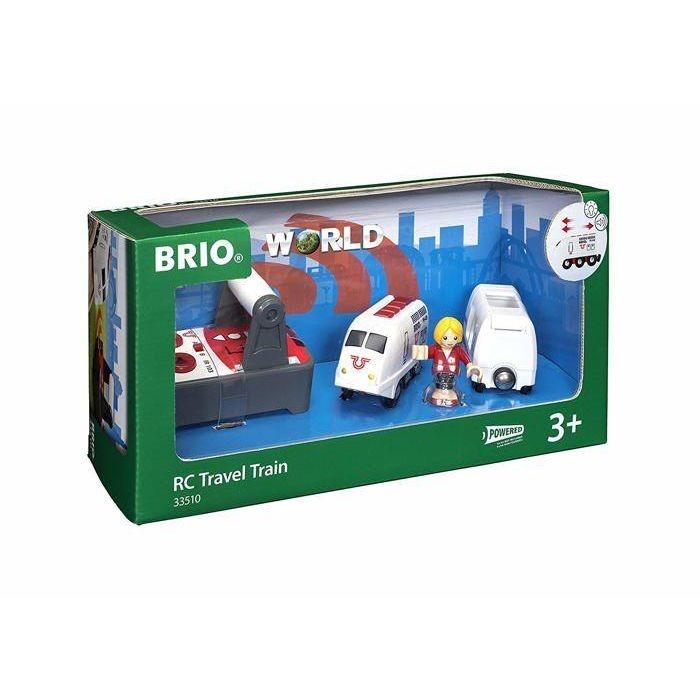 Brio World 33510 Tren de pasajeros controlado por radio con luz y sonido, 2 velocidades y 2 frecuencias para niños +3 años 2 Brio World 33510 Tren de pasajeros controlado por radio con luz y sonido, 2 velocidades y 2 frecuencias para niños +3 años 2