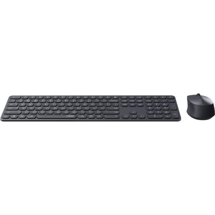 Rapoo 9810M Combo Teclado y Ratón Inalámbrico Multimodo Gris Oscuro 2 Rapoo 9810M Combo Teclado y Ratón Inalámbrico Multimodo Gris Oscuro 2