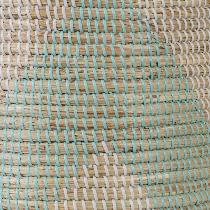 Juego de Cestos 38 x 38 x 50 cm Natural Gris Fibra natural (2 Piezas) 6