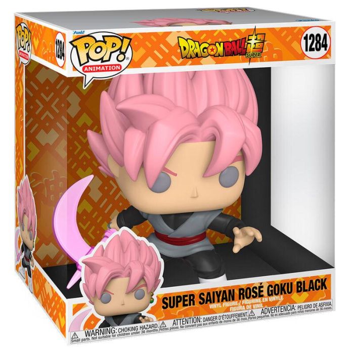 FUNKO Figura POP Dragon Ball Super Super Saiyan Rose Goku Black 25cm Jumbo
