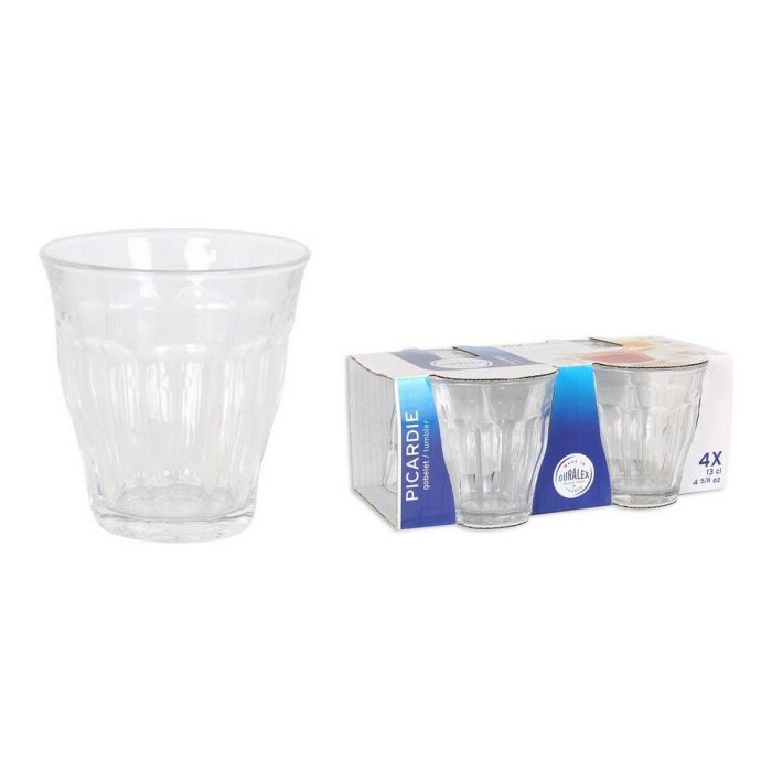 Set de Vasos Duralex 1024AC04 Cristal 130 ml (4 Unidades) Set de Vasos Duralex 1024AC04 Cristal 130 ml (4 Unidades)