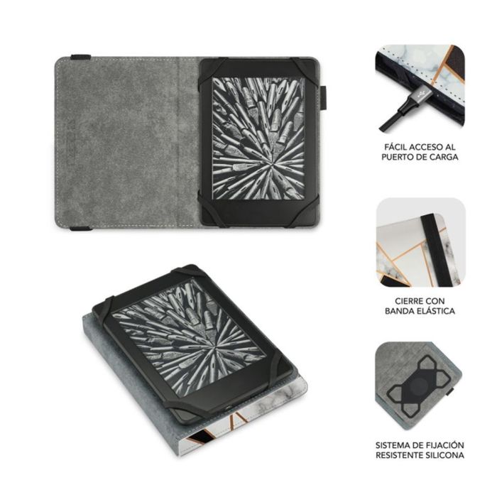 SUBBLIM SUBCUE-1EC011 funda para libro electrónico 15,2 cm (6") Folio Multicolor 1