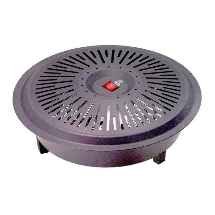Fm Calefacción alfa-900 Brasero Eléctrico 2 Potencias 425W / 850W, Ø39 cm con Resistencia Blindada
