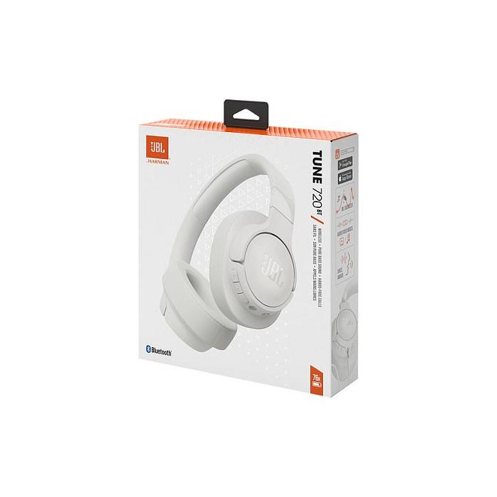 JBL Tune 720BT Auriculares Inalámbricos Diadema Blanco Bluetooth 5.3 Sonido Inmersivo 20-20000 Hz Autonomía 76h Carga Rápida USB-C 2