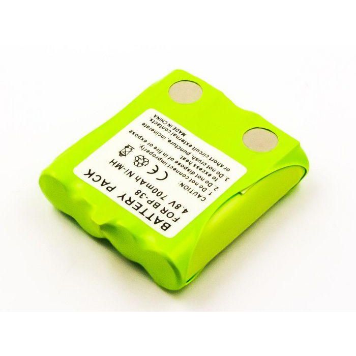 CoreParts Batería Recargable Ni-Mh 4.8V 700mAh 3.36Wh para Radio Bidireccional - Fácil Instalación y 12 Meses Garantía 0 CoreParts Batería Recargable Ni-Mh 4.8V 700mAh 3.36Wh para Radio Bidireccional - Fácil Instalación y 12 Meses Garantía 0