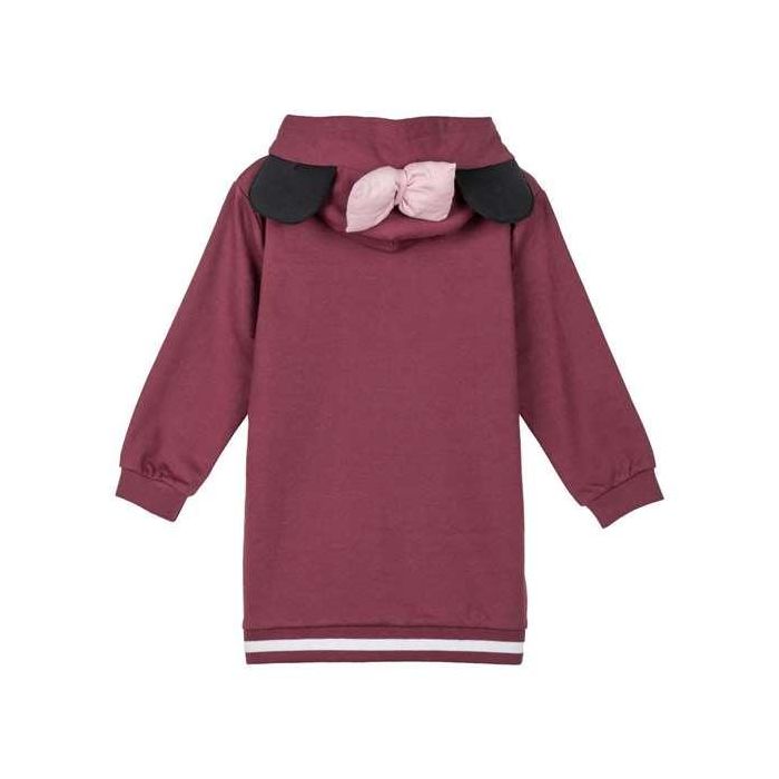 Sudadera con Capucha Niña Minnie Mouse Rojo 4 Años 1 Sudadera con Capucha Niña Minnie Mouse Rojo 4 Años 1
