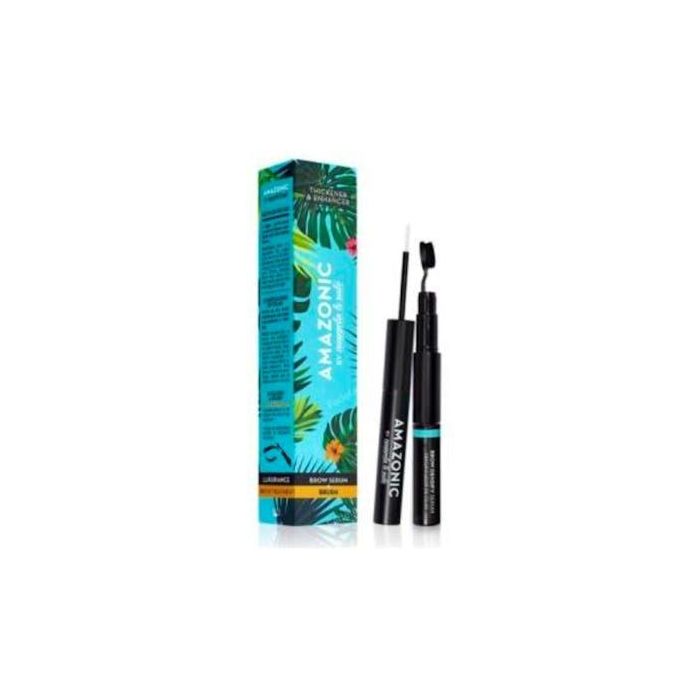 NUGGELA & SULE Amazonic Cejas Cepillo Densificador, Sérum Natural con Aceite de Ricino y Ácido Hialurónico 2,5 ml