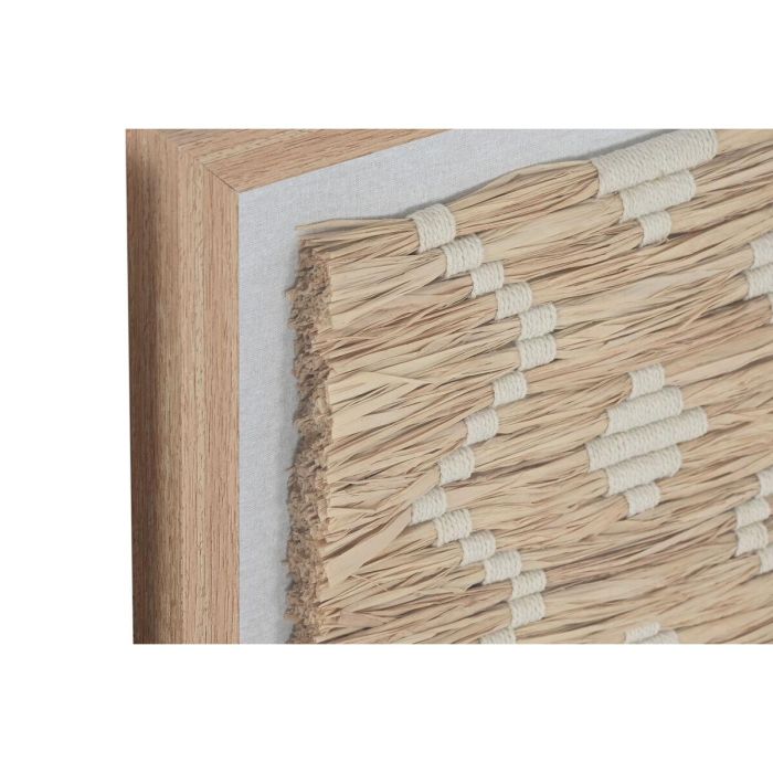 Cuadro Scandi DKD Home Decor Natural Blanco 3 x 40 x 40 cm (2 Unidades) 2 Cuadro Scandi DKD Home Decor Natural Blanco 3 x 40 x 40 cm (2 Unidades) 2