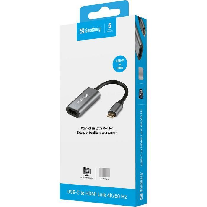 Sandberg USB-C to HDMI Link 4K/60 Hz 1