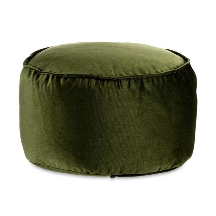 Puff Redondo Terciopelo 60X35Cm Verde Giftdecor (2 Unidades) 1 Puff Redondo Terciopelo 60X35Cm Verde Giftdecor (2 Unidades) 1