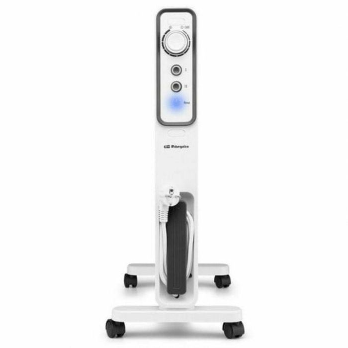 Orbegozo RMN 2000 Radiador de Mica 2000W con 2 Potencias (1000/2000W), Termostato, Ruedas y Protección Antivuelco/Sobrecalentamiento 3