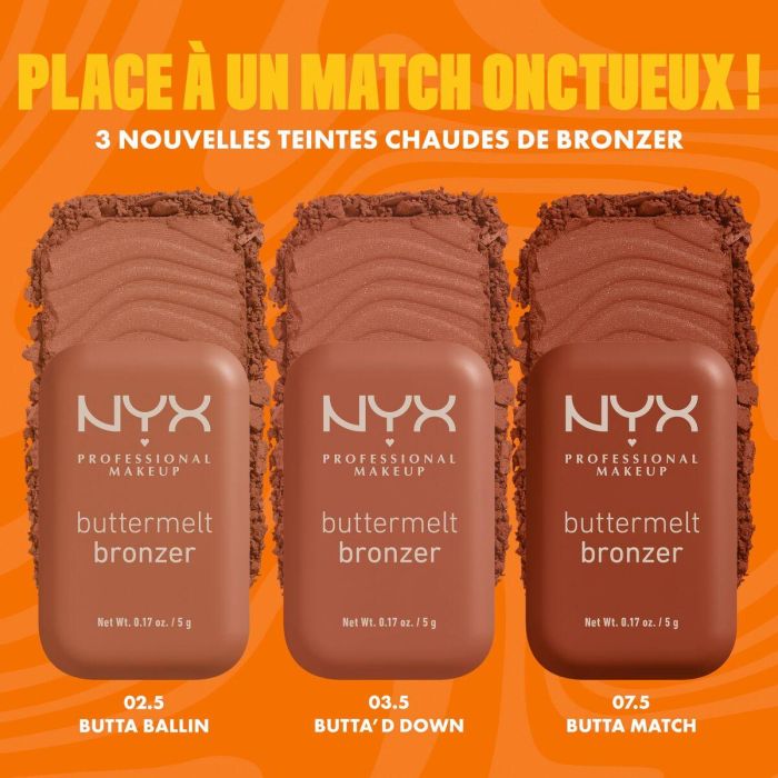 Set de Maquillaje NYX BUTTERMELT BRONZER 3 Set de Maquillaje NYX BUTTERMELT BRONZER 3