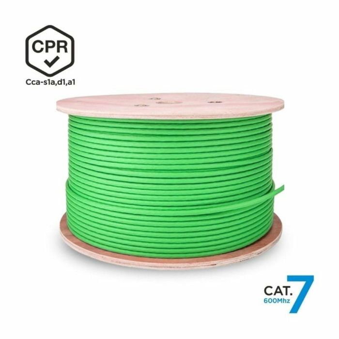 AISENS A146-0668 Cable de Red Ethernet Cat7 S/FTP LSZH Verde 500m, 10 Gigabit/s, 600MHz, AWG23, CPR Cca, PoE, Bobina para Instalación AISENS A146-0668 Cable de Red Ethernet Cat7 S/FTP LSZH Verde 500m, 10 Gigabit/s, 600MHz, AWG23, CPR Cca, PoE, Bobina para Instalación