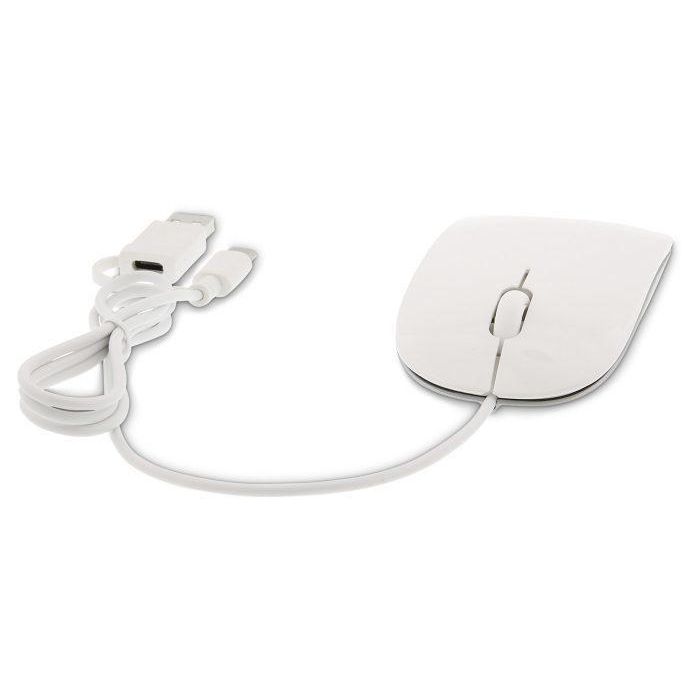 LMP Easy Mouse Ratón Óptico USB-C y USB-A (2 en 1) 1600 dpi para Mac/PC, 2 Botones, Rueda, Base Aluminio Plata/Blanco 5 LMP Easy Mouse Ratón Óptico USB-C y USB-A (2 en 1) 1600 dpi para Mac/PC, 2 Botones, Rueda, Base Aluminio Plata/Blanco 5