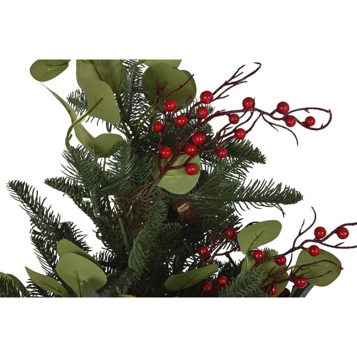 Arbol Navidad Alpina DKD Home Decor Verde Rojo 115 x 180 x 115 cm 4