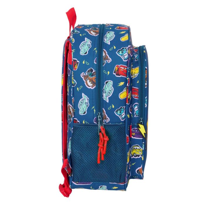 Mochila Escolar Cars Racing Azul marino 33 x 42 x 14 cm 1