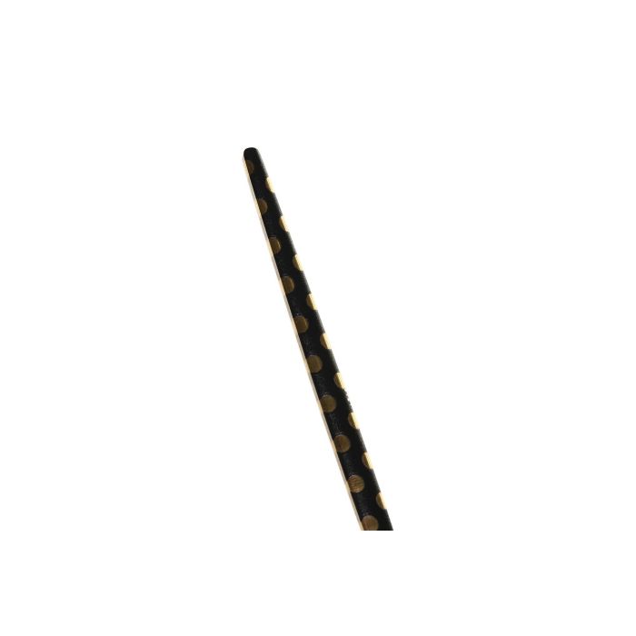 DKD Home Decor Cubertería Básicos de Acero Inoxidable Negro Dorado con Topos, Grosor 2,5mm, Set de 16 Piezas, Apto Lavavajillas 4 DKD Home Decor Cubertería Básicos de Acero Inoxidable Negro Dorado con Topos, Grosor 2,5mm, Set de 16 Piezas, Apto Lavavajillas 4